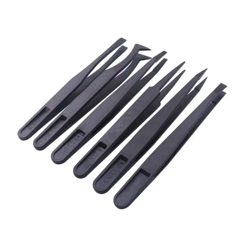 1 ชุด Anti-Static พลาสติก แหนบสำหรับ Electronics Maintenace/เครื่องประดับ Dropsale