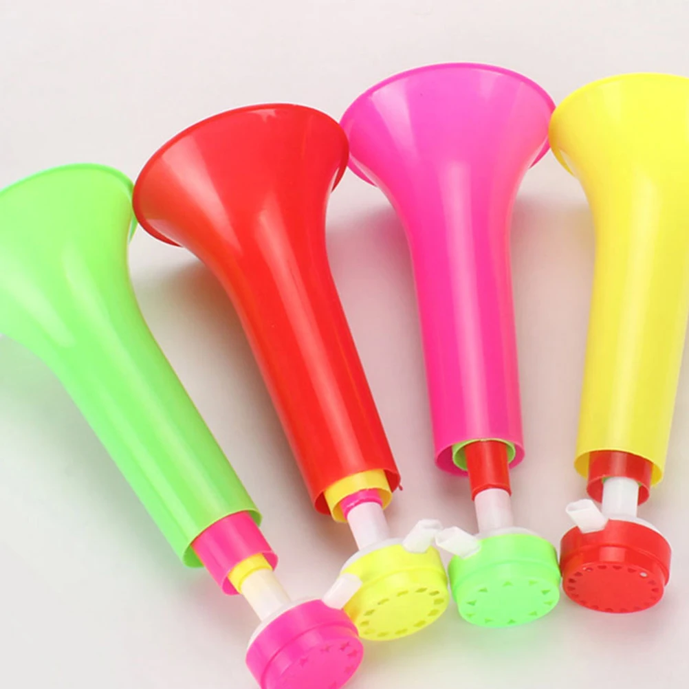 

7pcs Telescopic Horn Kids Sports Toys Plastic Trumpet Props for Parties Camping Football Safe Durable Musical Toys