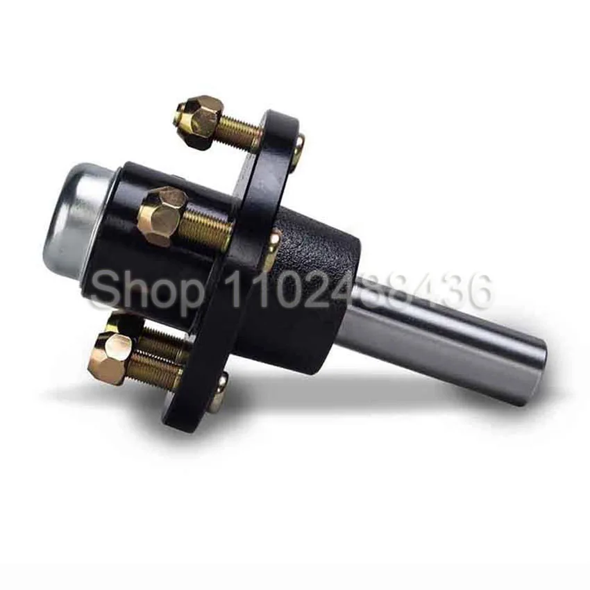 2PCS 5-114.3 3500lbs unbrake trailer half axle shaft trailer hubs trailer parts For Pair RV Parts Camper Caravan Accessories