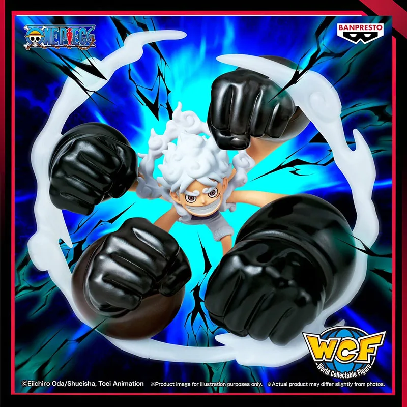 

Original BANDAI BANPRESTO WCF SPECIAL ONE PIECE Monkey D. Luffy Gear 5 White Gun Violence Figure Model Comics Anime Collection