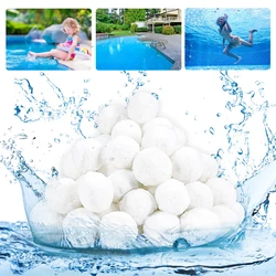 700g Swimming Pool Filter Balls Can Replace 25kg Filter Sand, Pool Cleaner, Reusable, Suitable for Various Filtration Systems
