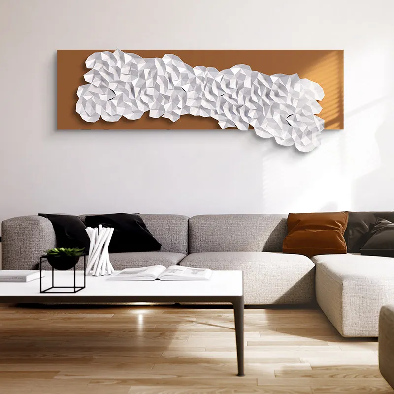 

Настенная живопись для гостиной, подвесная картина, один вход, вход, спальня, прикроватная декоративная живопись, 3d трехмерный рельеф