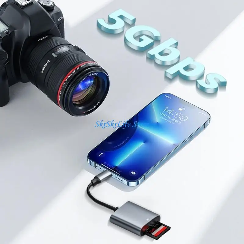 

E65E Type C MS Memory Card Reader for Smartphones and Tablets Easy Install