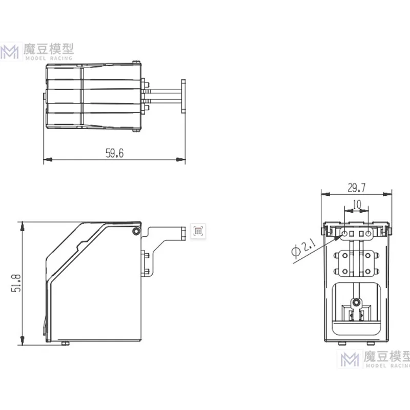 1 pz Metallo Serbatoio del Gas Contenitore di Batteria per 1/14 Tamiya RC Camion Auto Benz ACRTOS AROCS 3363 1851 Parti Fai Da Te Giocattoli