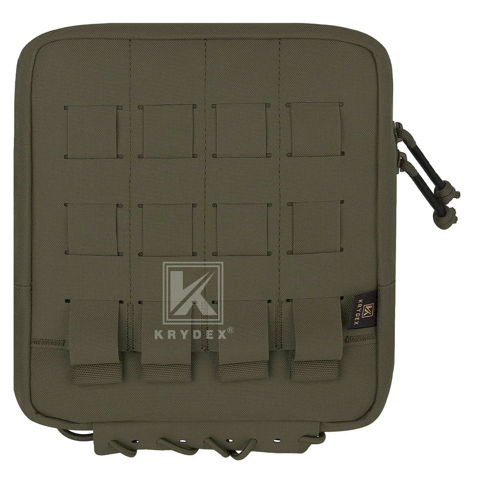 KRYDEX Tactical 7x8 Inch Admin Pouch MOLLE Utility Tool Pouch Modular Medic Bag for Vest Chest Rig Camping Outdoor Accessories