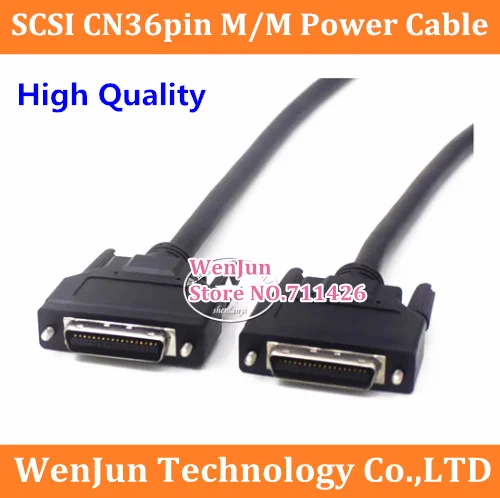 SCSI 36 Pin date cable SCSI 36pin Male to Male Terminal Block Breakout Connector Cable for Terminals DIN Rail CN36