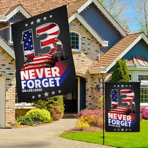 Never Forget 13 Fallen Soldiers 08262021 Flag 13 Fallen Heroes Graden Flag XXH LLP LLX uui
