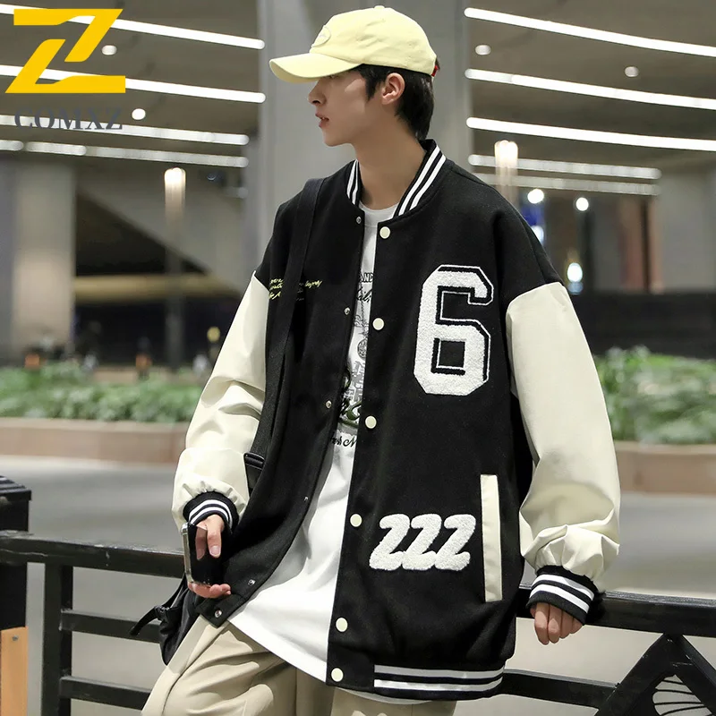 COMXZ 2025 Autumn New Baseball Jacket Lightw Luxurious Outdoor Adventure Lightweight Coat Trendy Daily Style Versatile Outerwear