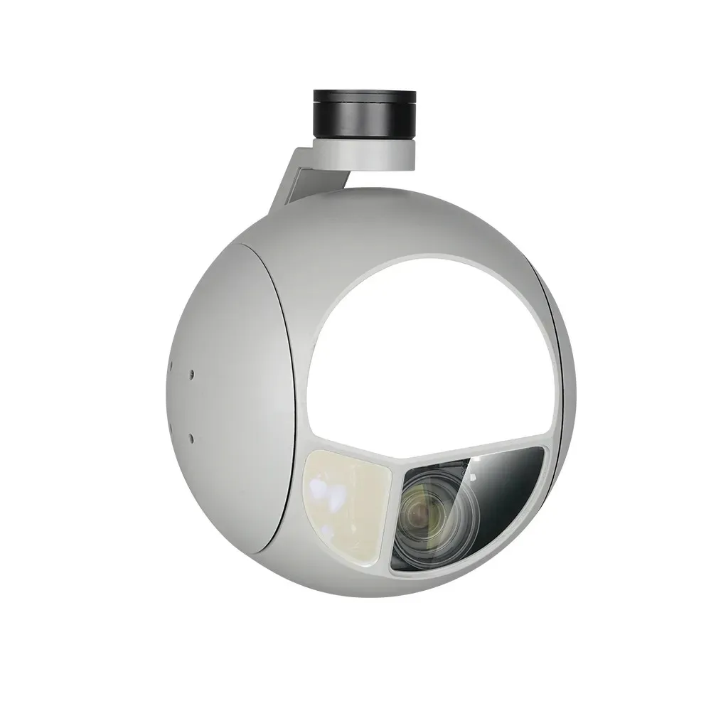 with 10km LRF Gimbal Q30TIRM-15100 Superior Triple Sensors 7X Optical Zoom 1280 IR Therma