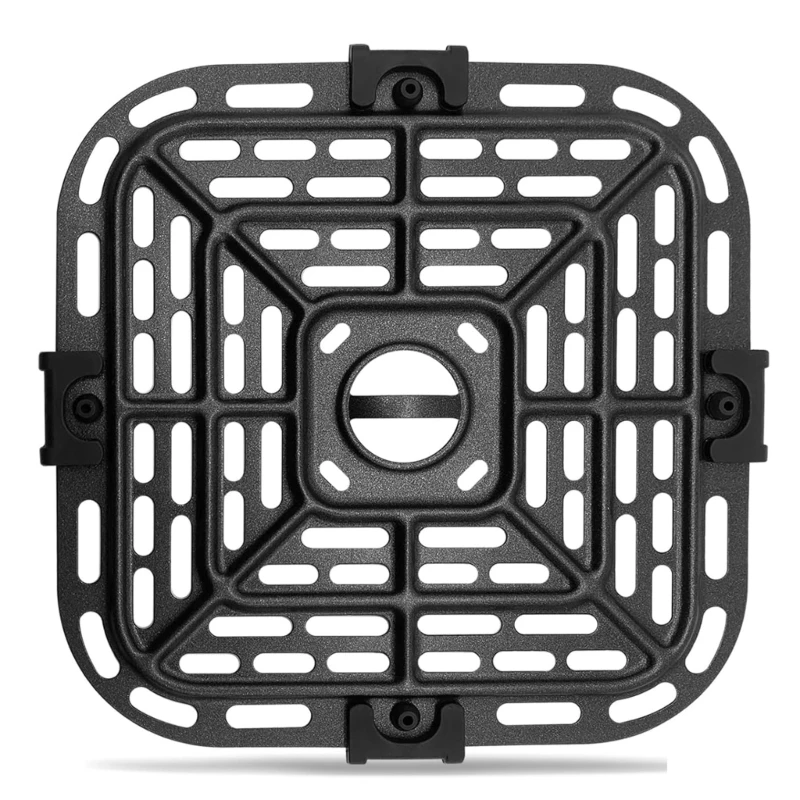 7.3 Inch Square 4QT Air Fryer Replacement Grill Plate Pans For Healthier Cooking