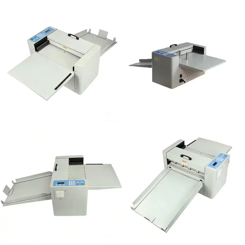 Desktop A4 330mm/12.99inch ST-6602 Mini Perforating Semi-Auto Digital Paper Creasing Machine for Paper Processing