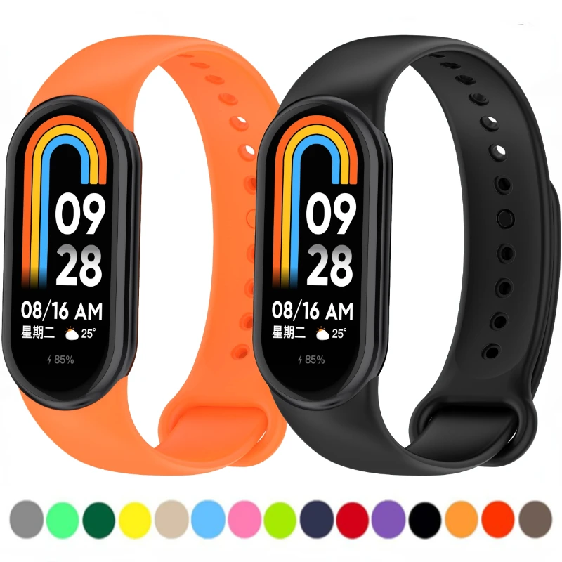 

Silicone Strap For Xiaomi Band 8 Bracelet Replacement Wristband Miband 8 NFC Smart Watch Correa Mi band 8 Watchband Accessories