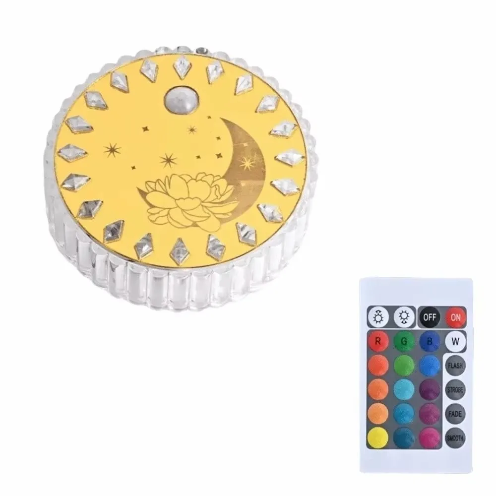 

Беспроводной настенный светильник RGB с датчиком движения, USB-зарядкой, градиентной подсветкой, пультом ДУ и магнитным креплением