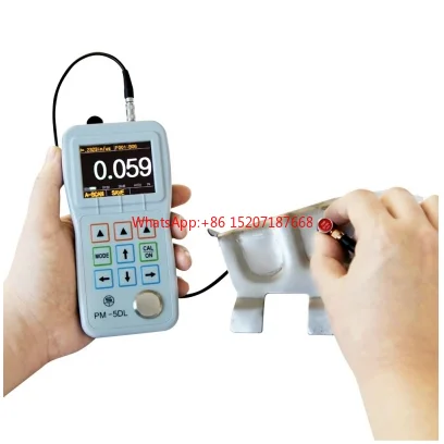 PM-5 Series High-Precision Electronic Measuring Instrument Ultrasonic Thickness Measurement with Single Crystal Delay Probe