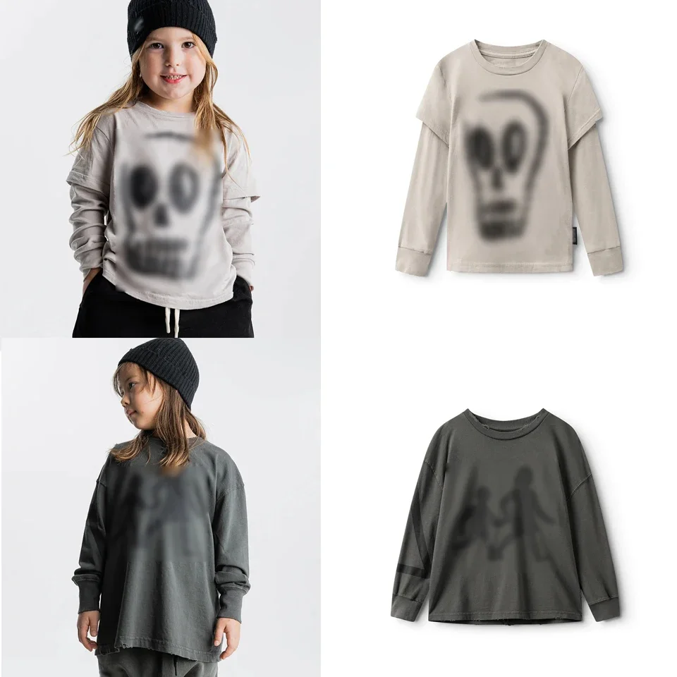 2024 Kids Clothes Boys Clothes Kids Long Sleeves Shirt Kids Girls Clothes Tops Children T Shirt Baby Hoodies Girls Sweatshirt