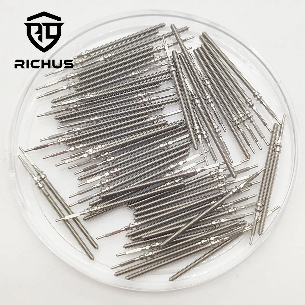 RICHUS NH05 Stem Uhr Krone Stem Edelstahl Ersatzteile Fit NH05 Bewegung Uhr Zubehör Teile