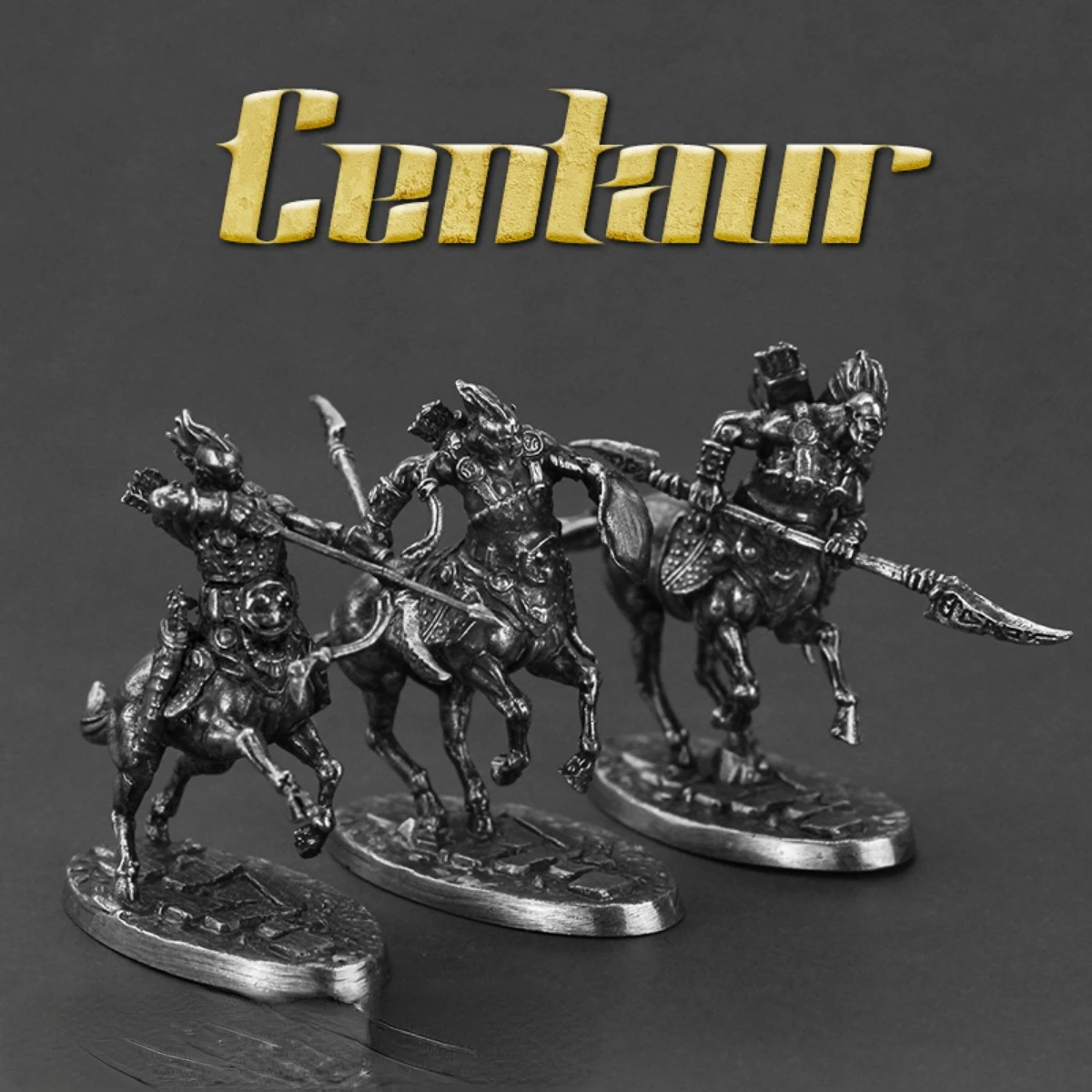 Metalowe figurki z białej miedzi produkty Centaur żołnierski Model wykończony dekoracje na prezenty do gry w szachy dla chłopców