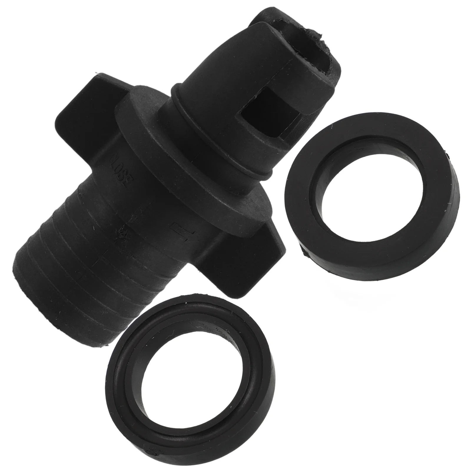 

Air Valve Connector Pump Attachments Inflatable Joint Boat Foot Hose Adapter Dinghy Black Electric Replacement