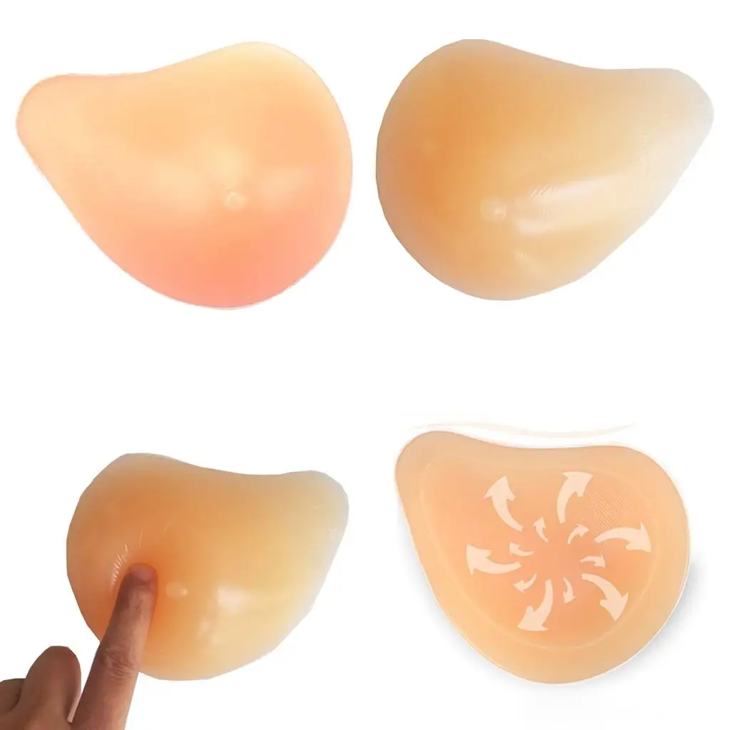 

Ladies Silicone False Breast Forms Transvestites Cosplay Mastectomy Bra Pads Insert