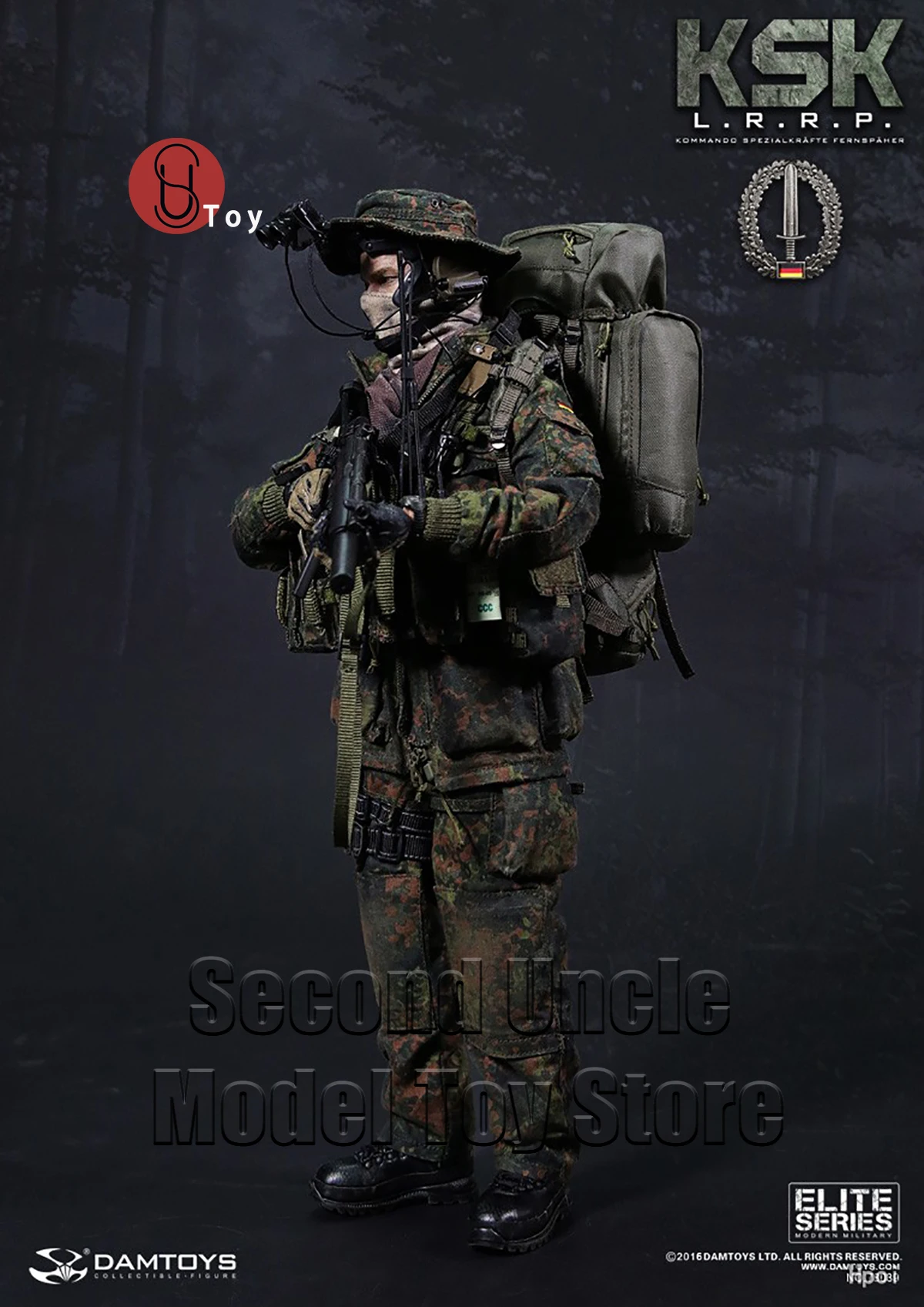 DAMTOYS DAM78039 1/6 German KSK LRRP Long-Range Reconnaissance Patrol Special Forces Military Action Figure Full Set Model Toys