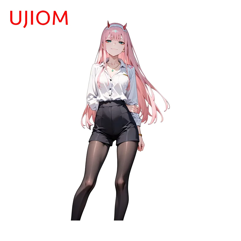 UJIOM Creative Personality Zero Two Wall Sticker Sexy Exquisite Tendy Enchanting Sunscreen Graphics Decal Smooth Surface