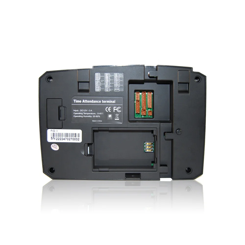 3.5'' TFT LCD built-in backup battery optional RFID reader biometrics fingerprint access control systems  (TFT600/ID)