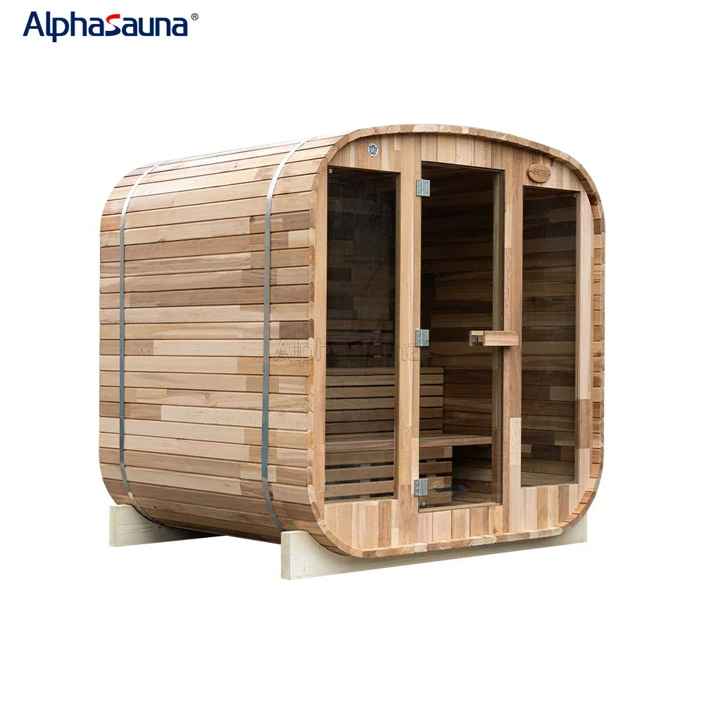 Portable Modern Outdoor Cedar Square Sauna