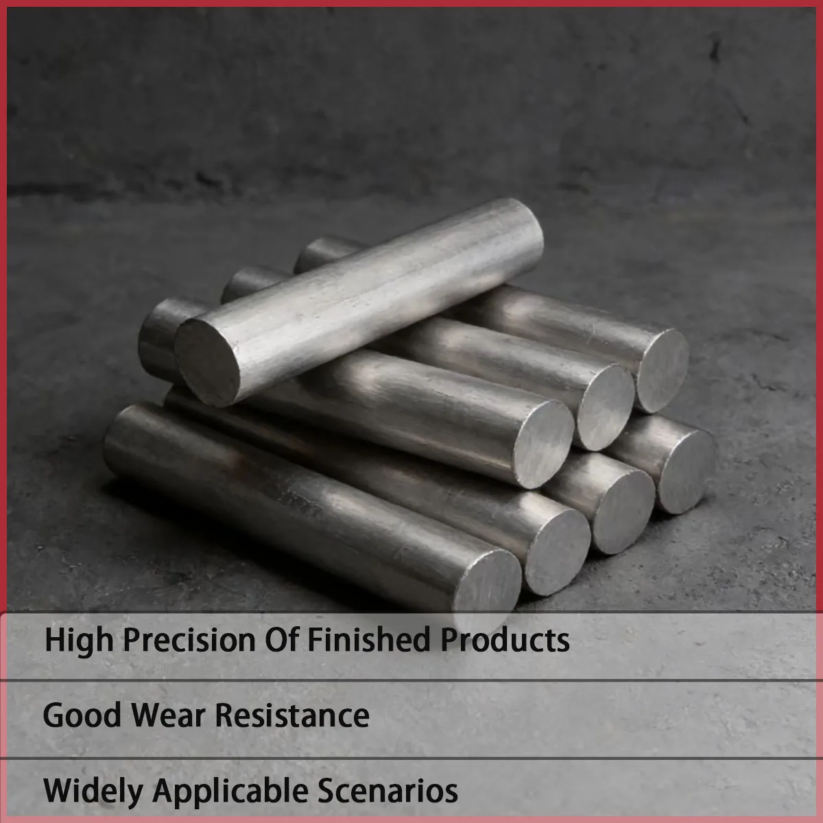 Purity ≥ 99.99% high-purity zinc round rod diameter 10-30mm industrial anti-corrosion material