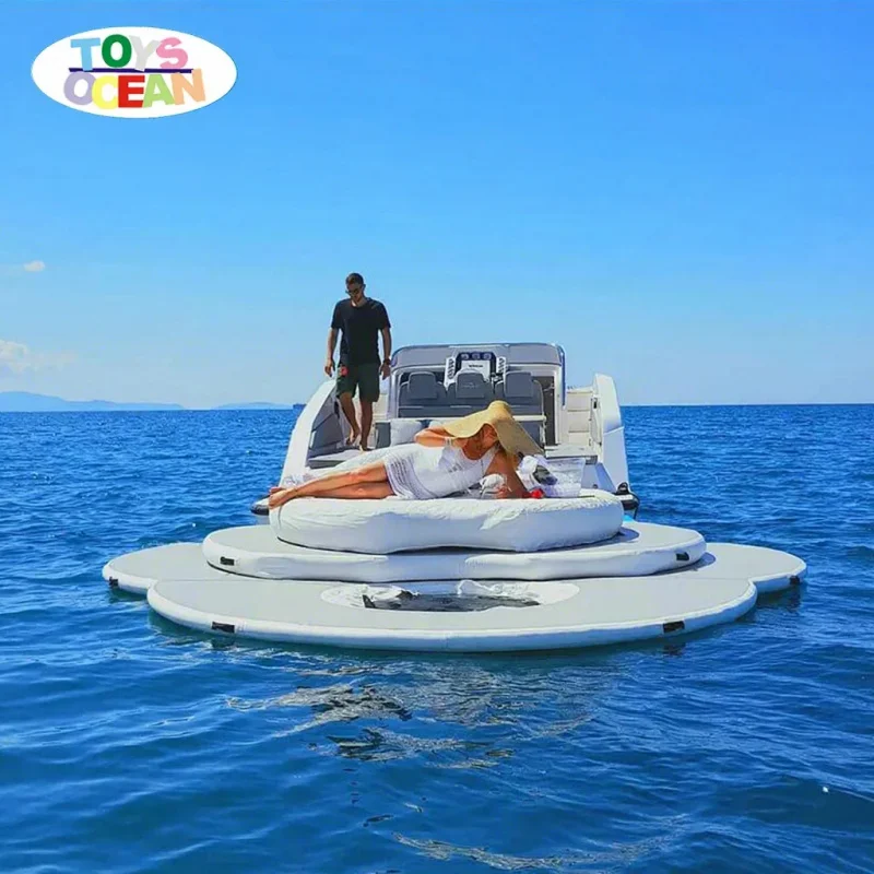 2025 New Design Hot-selling Inflatable Portable Yacht Expansion Inflatable Health Island