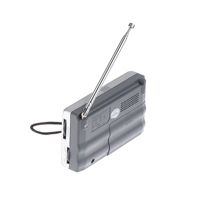 Portable Mini Radio Handheld AM FM Music Player Speaker Outdoor Stereo Radio with Telescopic Antenna