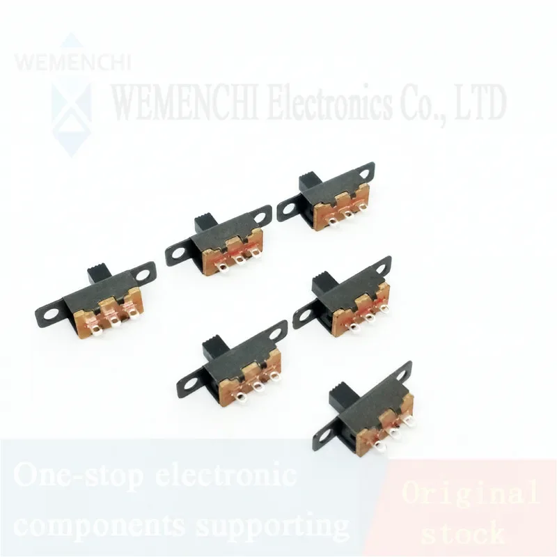 10PCS SS12F15 SS12F15VG4 G3G4G5G6G7 Toggle  3Pin 1P2T Slide  Handle High 3MM4MM5MM6MM7MM