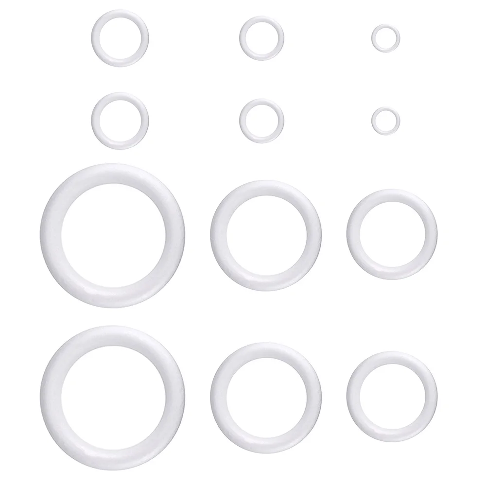 

12Pcs Wreath Making Ring Craft Circle Base for DIY Christmas Decorations Kids Handicrafts Classroom Activity Supply