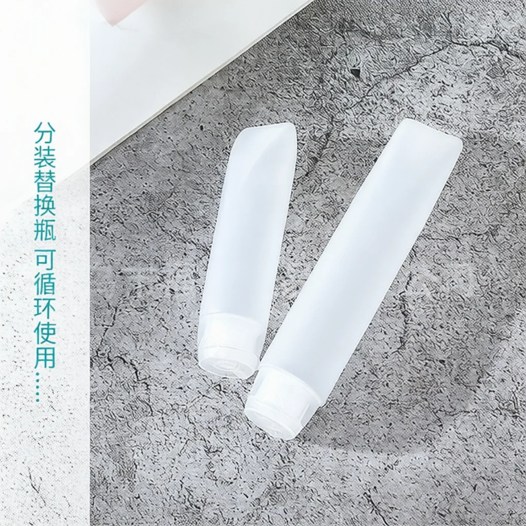 Travel Travel Essential Squeeze Tube Refillable Cosmetic Packaging Portable Bottle For Skincare Lotion Cream Soap Makeup Dispenser - Aliexpress Deal