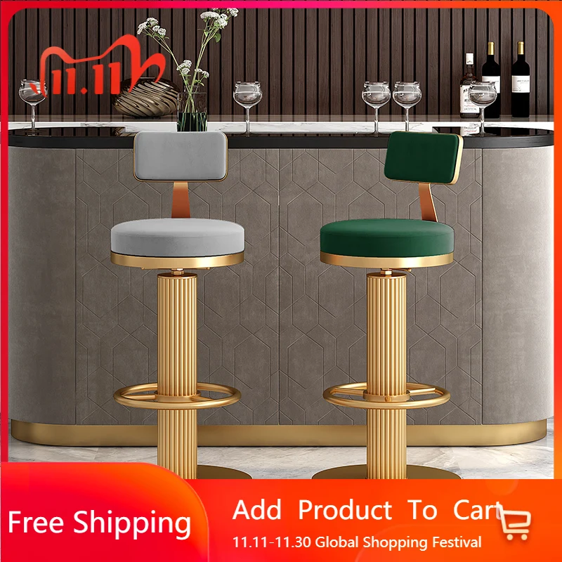 

Comfortable Italian Bar Stools Design American Industrial Unique Sturdy Nordic Bar Stools Adults Personalized Muebles Furniture