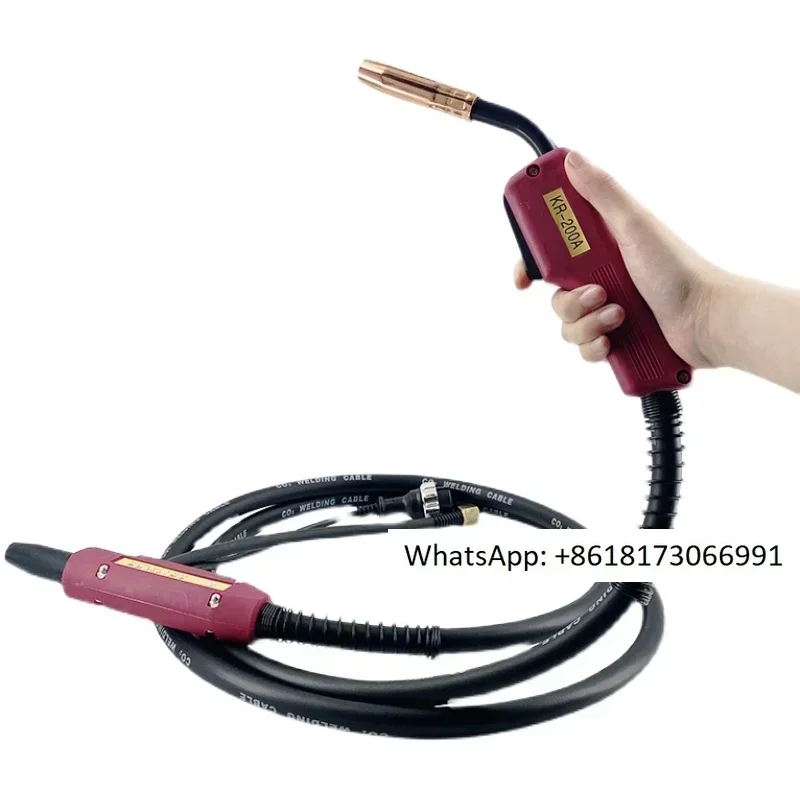 Secondary protection welding gun assembly accessories 200/350A, extended 500A welding handle wire 3 meters and 5 meters