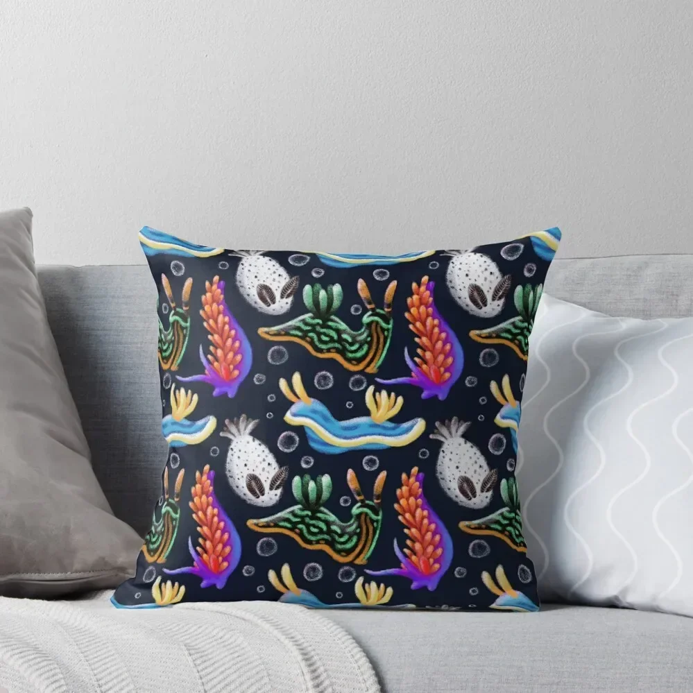 

Nudibranchs Throw Pillow Pillow Case Christmas christmas supplies Pillowcases Bed Cushions Pillowcase Cushion pillow