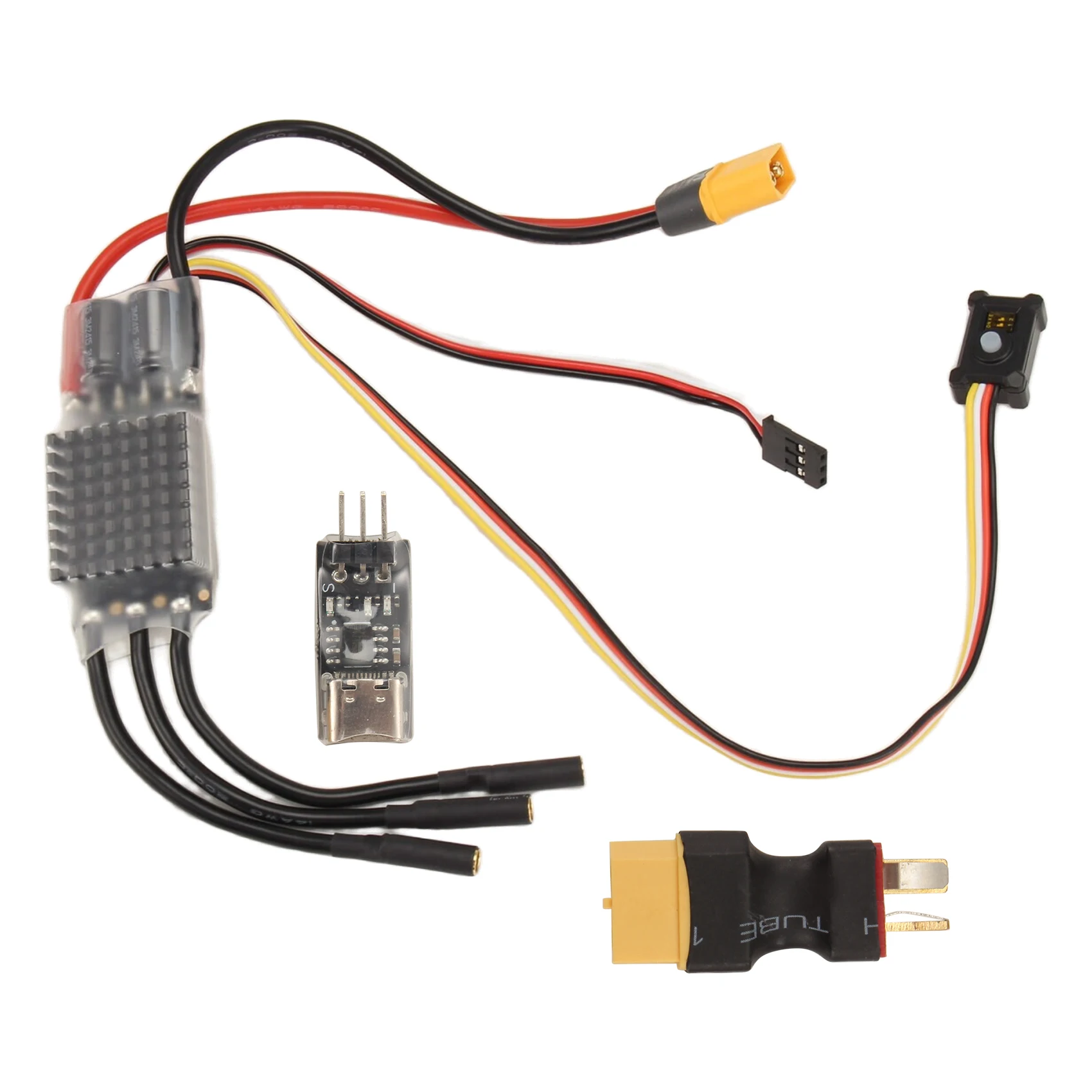 JABS-For RC AM32 80A Brushless Motor ESC Open Source External Control Box For RC Crawler Axial SCX10 Traxas TRX-4 TRX-6