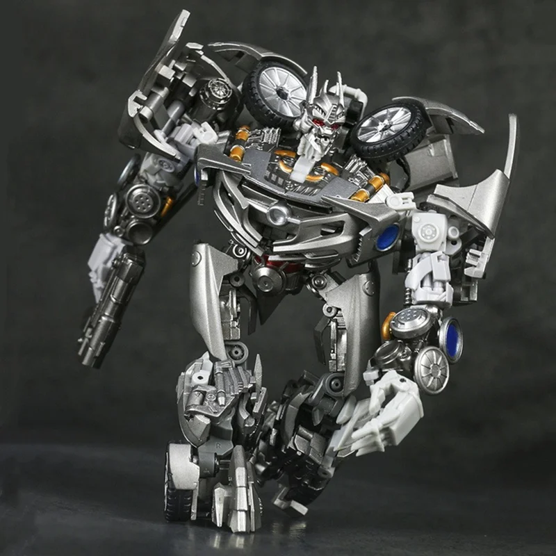 Imagem -03 - Estoque Transformação Toy-lab Tl02 Tl02 Silver Bullet Soundwave Small Scale Movie Version Action Figure com Box em