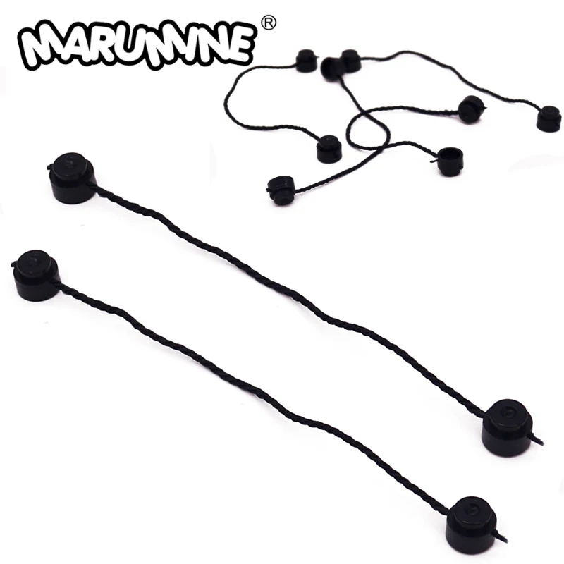 MARUMINE 20PCS Technology String Rope MOC Building Blocks Parts for Bridge Model Kit Accessories Compatible 63141 14210 14226