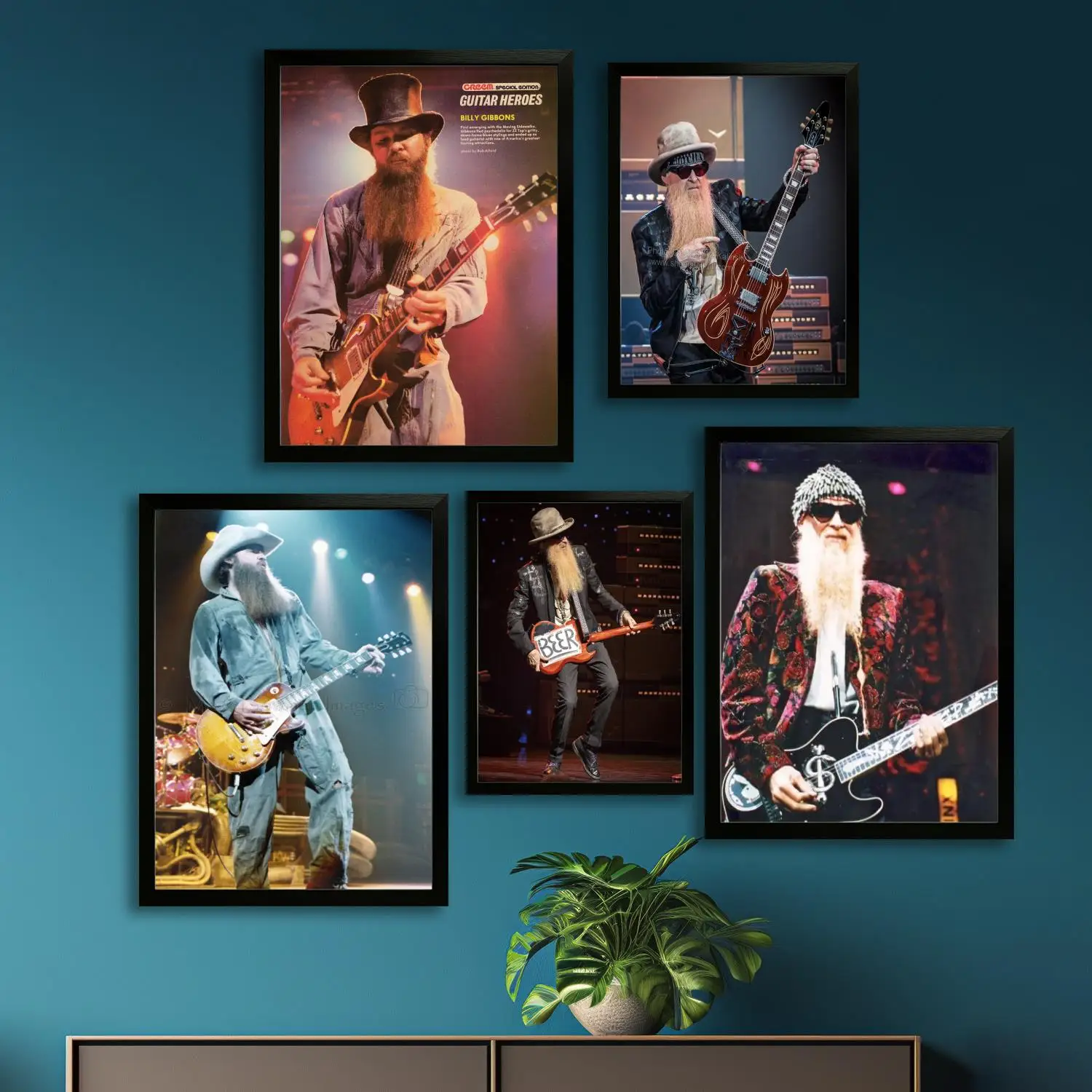 billy gibbons Canvas Art Poster, Wall Art, Picture Print, Modern Family, Bedroom Decor, Posters,Decorative painting