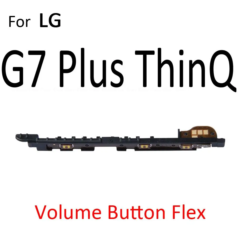 Power ON OFF Mute Switch Control Key Volume Button Flex Cable For LG G5 G6 G7 Plus G8 G8S G8X ThinQ Replacement Parts