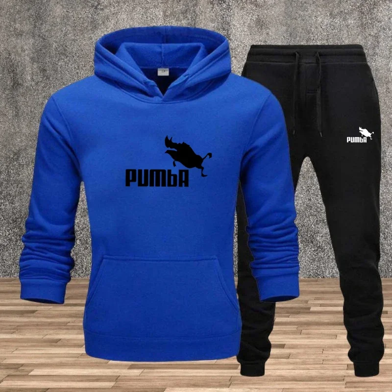 Quality Mens Tracksuit Retro Printing Single Piece Sweatshirts Sweatpants Office Home Hoodie Pants Sports Casual Mens Clothing