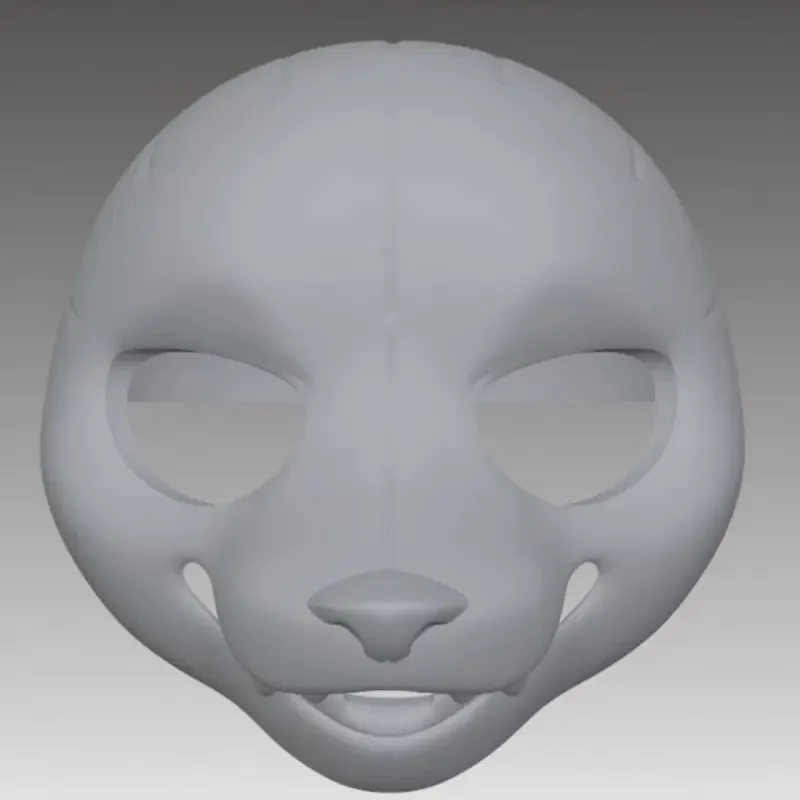

qa1563D Printing Realistic Style Kemono Fursuit Headbase Furry Cosplay Costumes Accessories cosplayKigurumi Base Mask