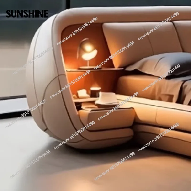 Stylish Designer Bed Frame High European Luxury Comfort Ideal Elegant Weddings Camas De Dormitorio Camas De Casal Decoration