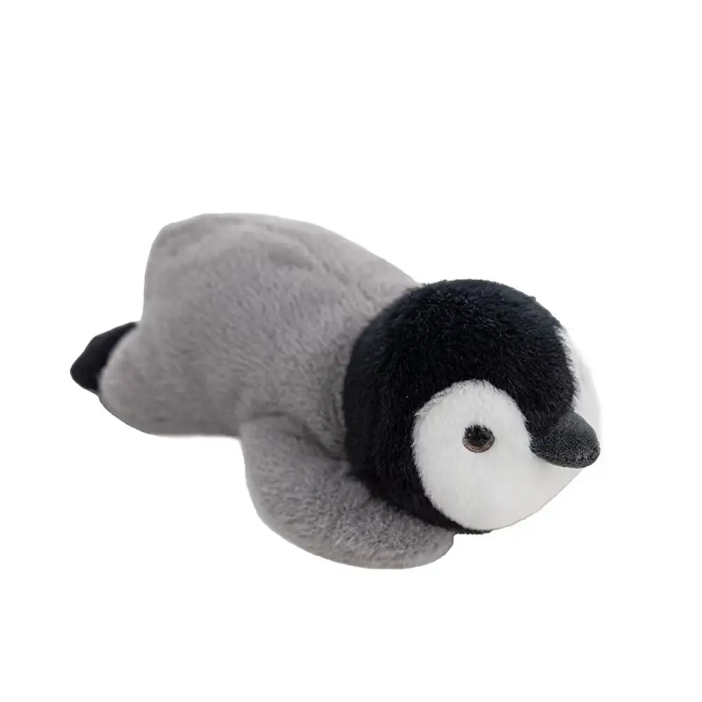 Mochila decoração bonito pinguim chaveiro de pelúcia dos desenhos animados pinguim de pelúcia pingente animal simulação pinguim travesseiro macio unisex