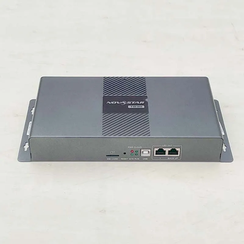 Novastar 멀티미디어 재생 박스, USB 포트, 와이파이 4G 컨트롤러, 풀 컬러 모듈, LED 디스플레이 화면, 비디오 프로세서, HUB75, TB30