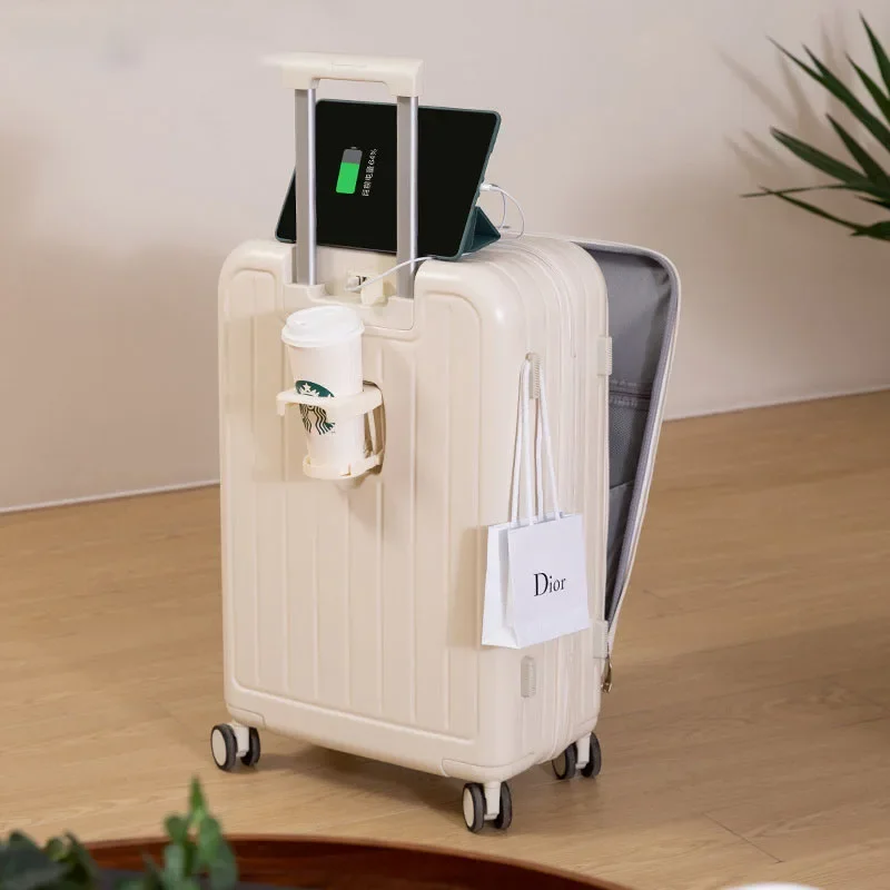 Multifunctional USB Charging Rolling Luggage 20