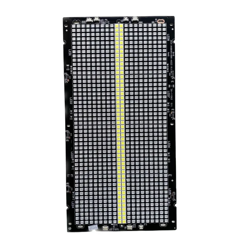 8+8 Segments 1000w Led Strobe Light LED Lamp Panel Stage Lights Accessories