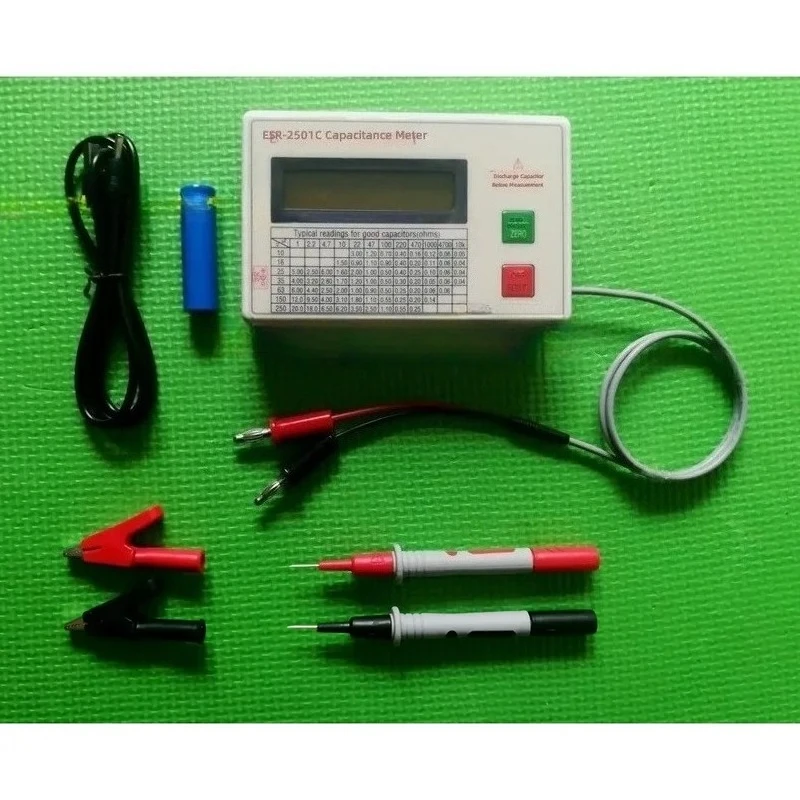 for ESR-2501C ESR Measurement Special Meter Online Capacitance ESR Tester