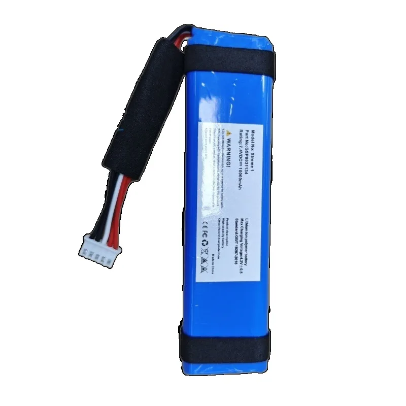 7.4V 5000mAh 1S2P Battery for JBL Xtreme 1 Bluetooth Speaker Built-in Battery Model GSP0931134 Cycle Count: 500